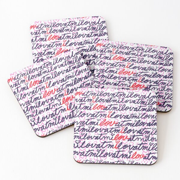 Item preview, Milovat Czech Red and Purple Cursive  designed and sold by Rivermuddess.