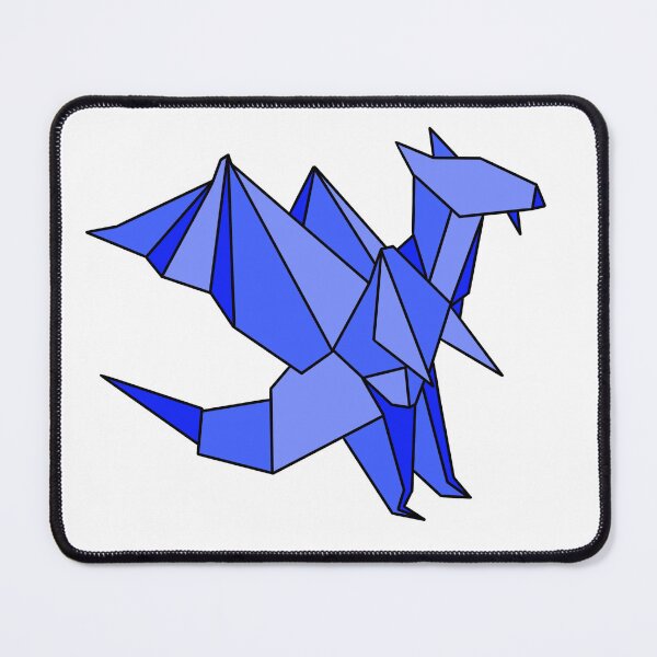 Item preview, Blue origami dragon designed and sold by CalliesArt.