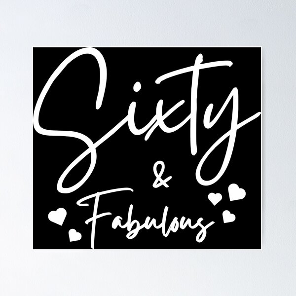 Item preview, Fabulous. 60th birthday. designed and sold by DIDAKU.