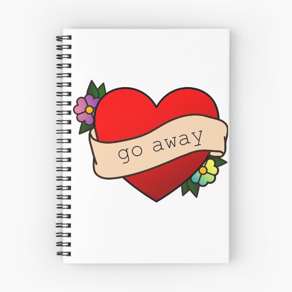 Item preview, Go Away Old School Heart designed and sold by mikaylabond.