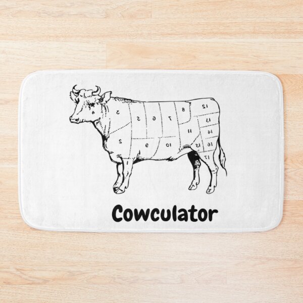 Item preview, How To Do Math Funny Quote Cowculator  designed and sold by Nero9o.