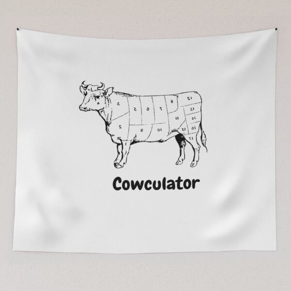Item preview, How To Do Math Funny Quote Cowculator  designed and sold by Nero9o.