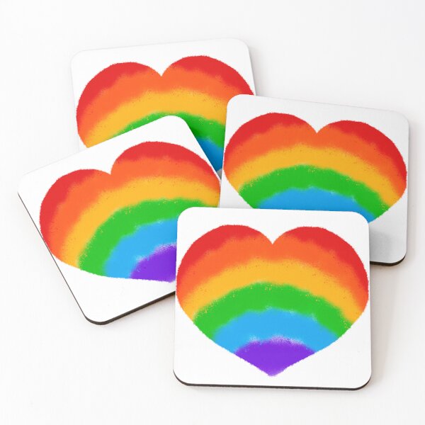 Item preview, Painting the Rainbow on a Heart designed and sold by StarlitFirefly.