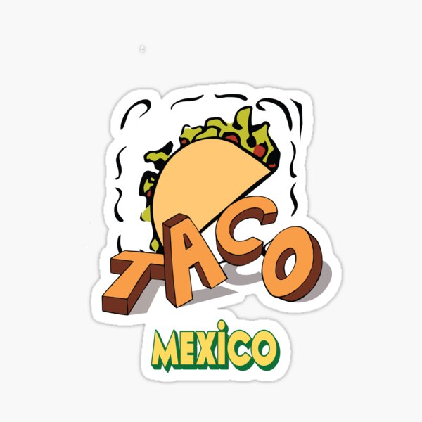 Item preview, Taco Mexico Foodietoon I Love Tacos. designed and sold by ProjectX23.