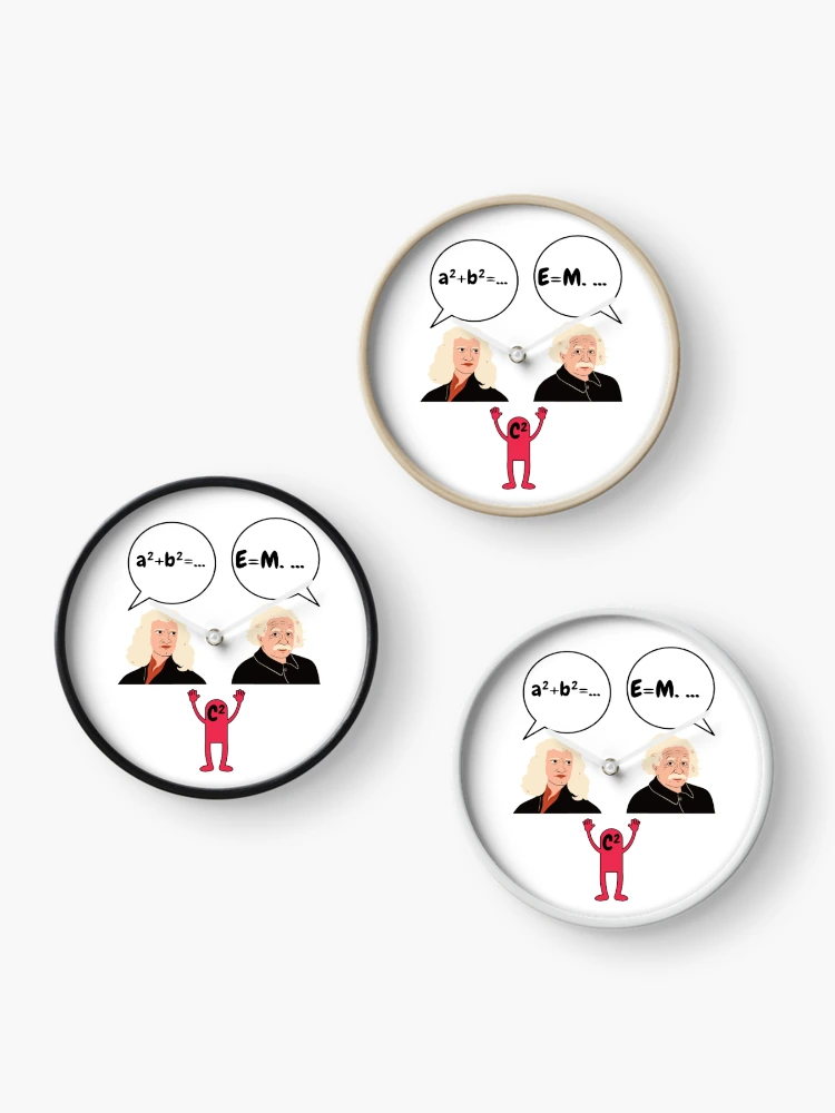 Thumbnail 3 of 4, Clock, How To Do Math Funny Quote designed and sold by Nero9o.