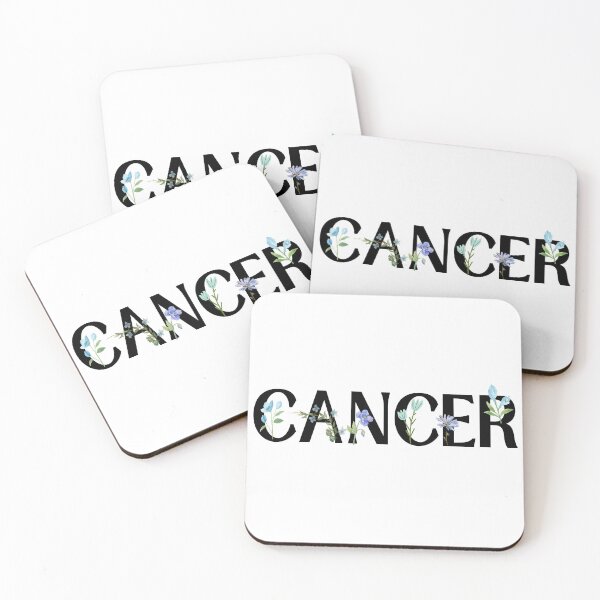 Item preview, Cancer Zodiac Sign with Flowers designed and sold by Hellofriendco.