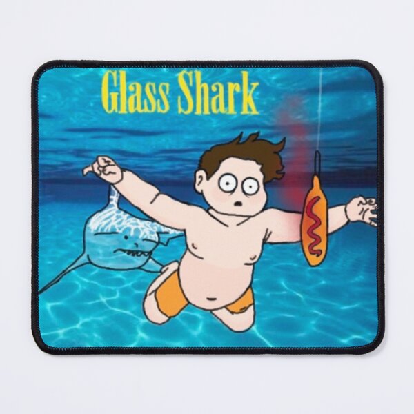 Item preview, Glass Shark - MBMBAM designed and sold by Sam Schneble.