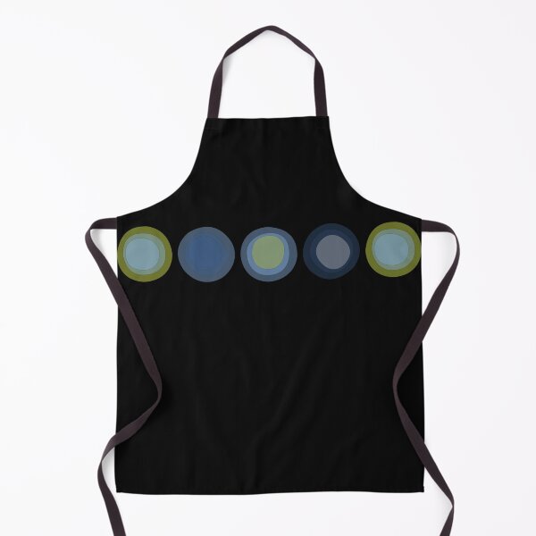 Item preview, Winter sun dog sky circles blues and greens  designed and sold by AngelDawnDesign.