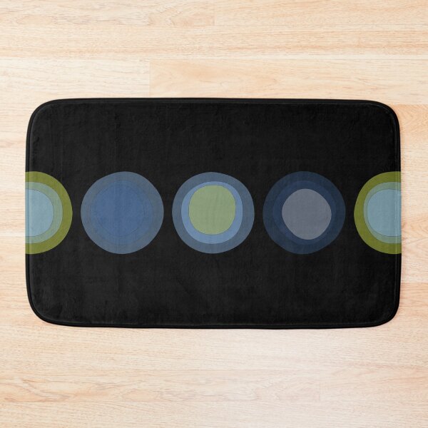 Item preview, Winter sun dog sky circles blues and greens  designed and sold by AngelDawnDesign.