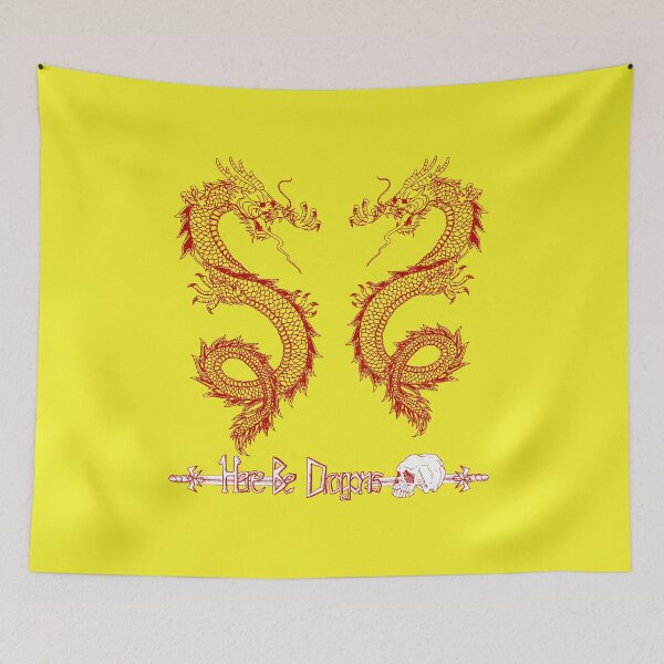 Item preview, Two Dragons Head to Head  designed and sold by Quirky Dez.