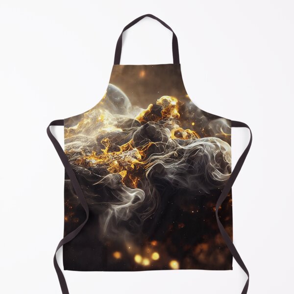 Item preview, Fantastic Nebula Abstract 5 - Gold and Black designed and sold by lematworks.