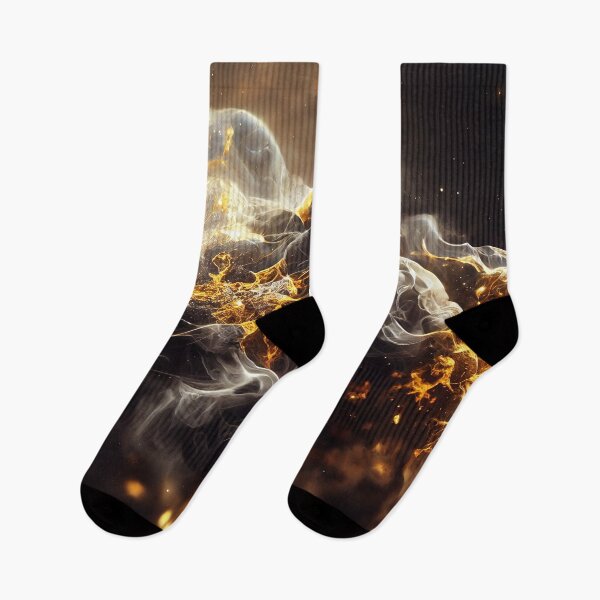 Item preview, Fantastic Nebula Abstract 5 - Gold and Black designed and sold by lematworks.