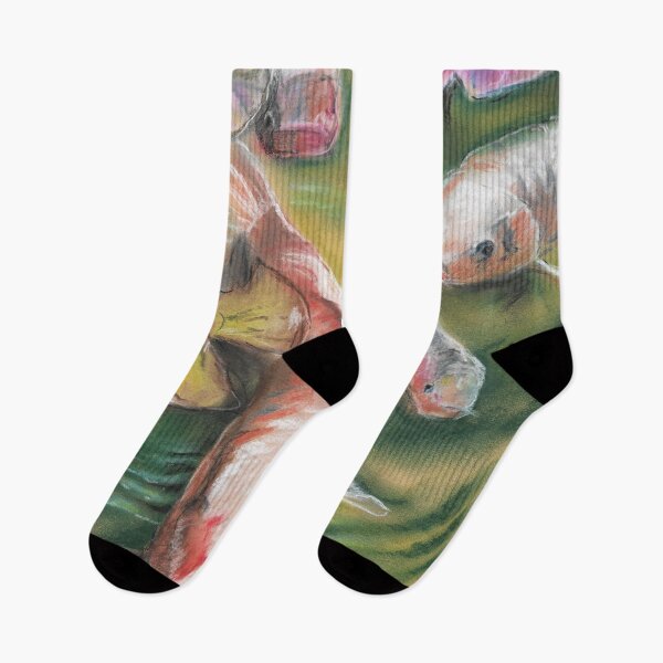 Item preview, Koi Fish with Pastel designed and sold by maricelagomez.