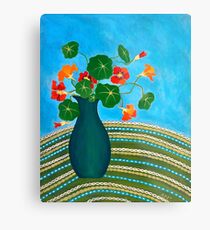 My Nans Nasturtiums Metal Print