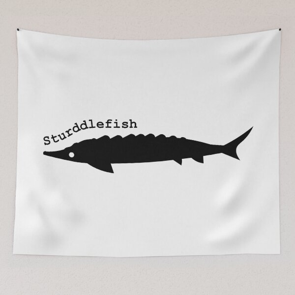 Item preview, Sturddlefish (Labeled) designed and sold by kind-fish.