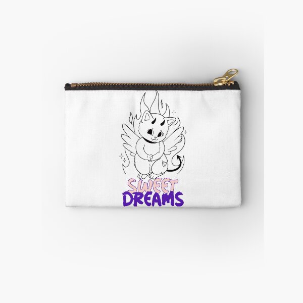 Item preview, HELL KITTEN Devilish kitten quote Sweet Dreams designed and sold by LargeShop.