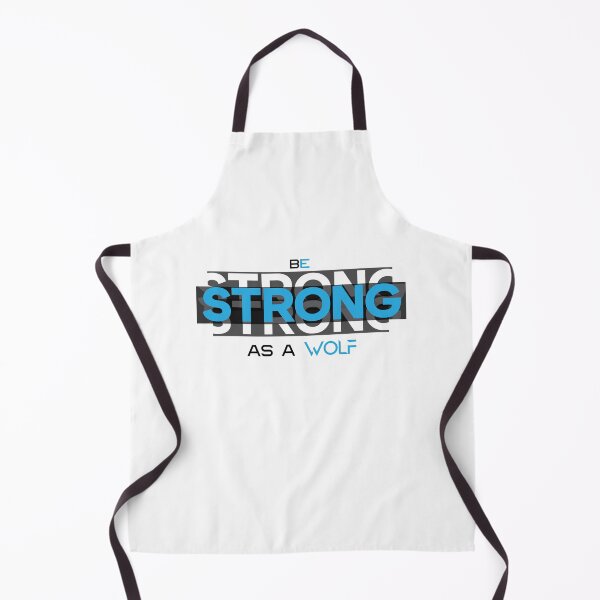 Item preview, Be Strong As A Wolf Motivational Text Design designed and sold by RiyonArts.