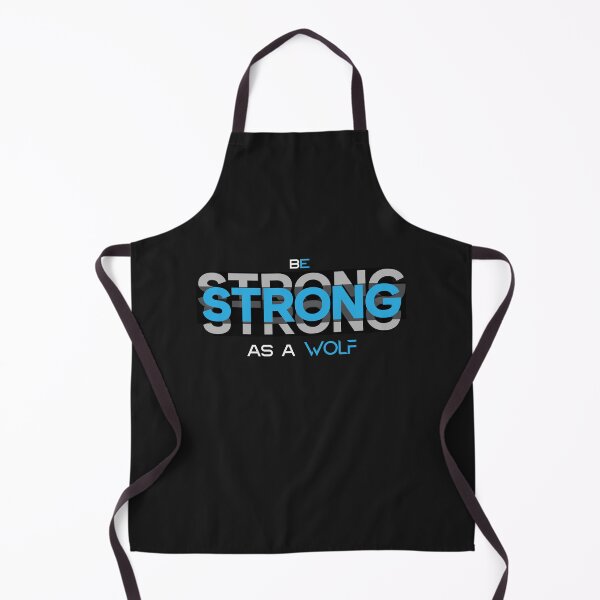 Item preview, Be Strong As A Wolf Motivational Text Design designed and sold by RiyonArts.