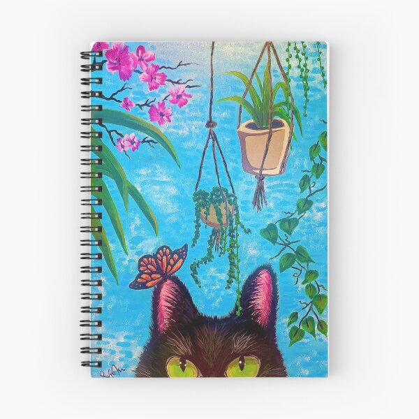 Item preview, Feline On Balcony hand-painted original artwork designed and sold by Safa M.  Art.