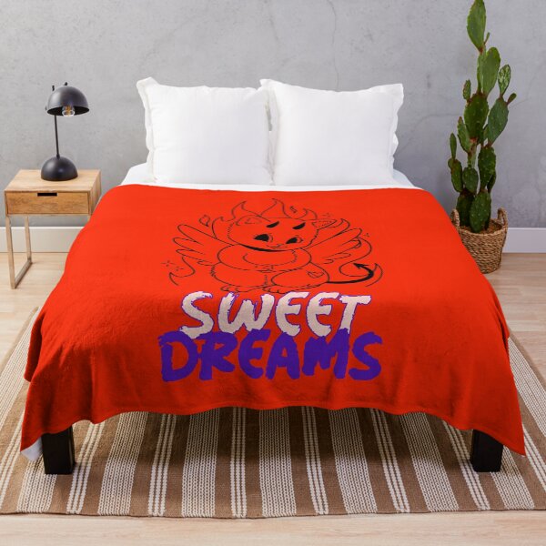 Item preview, HELL KITTEN Devilish kitten quote Sweet Dreams Love designed and sold by LargeShop.