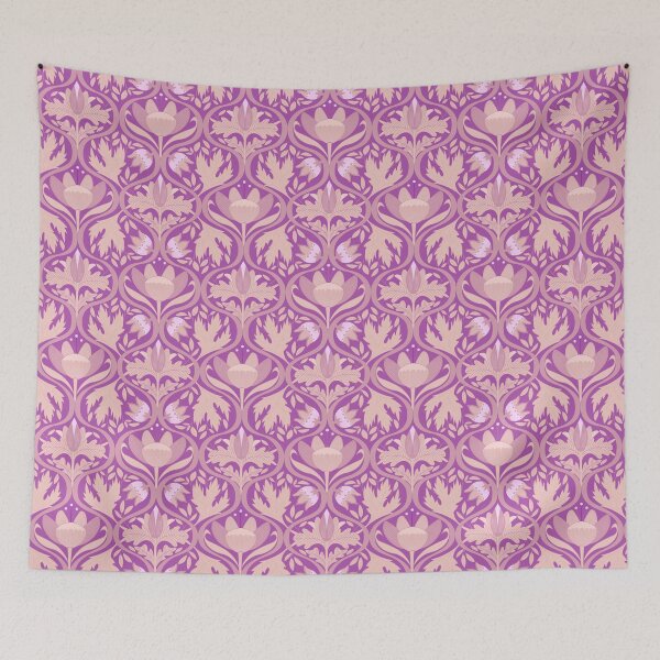 Item preview, Victorian Era Florals No.8 [Deep Fuchsia] designed and sold by Carina Parry Studios.