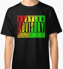 Babylon Advisory (auf Schwarz) Classic T-Shirt