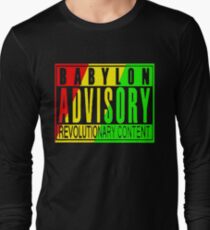 Babylon Advisory (auf Schwarz) Langarmshirt