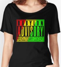 Babylon Advisory (on black) Women's Relaxed Fit T-Shirt