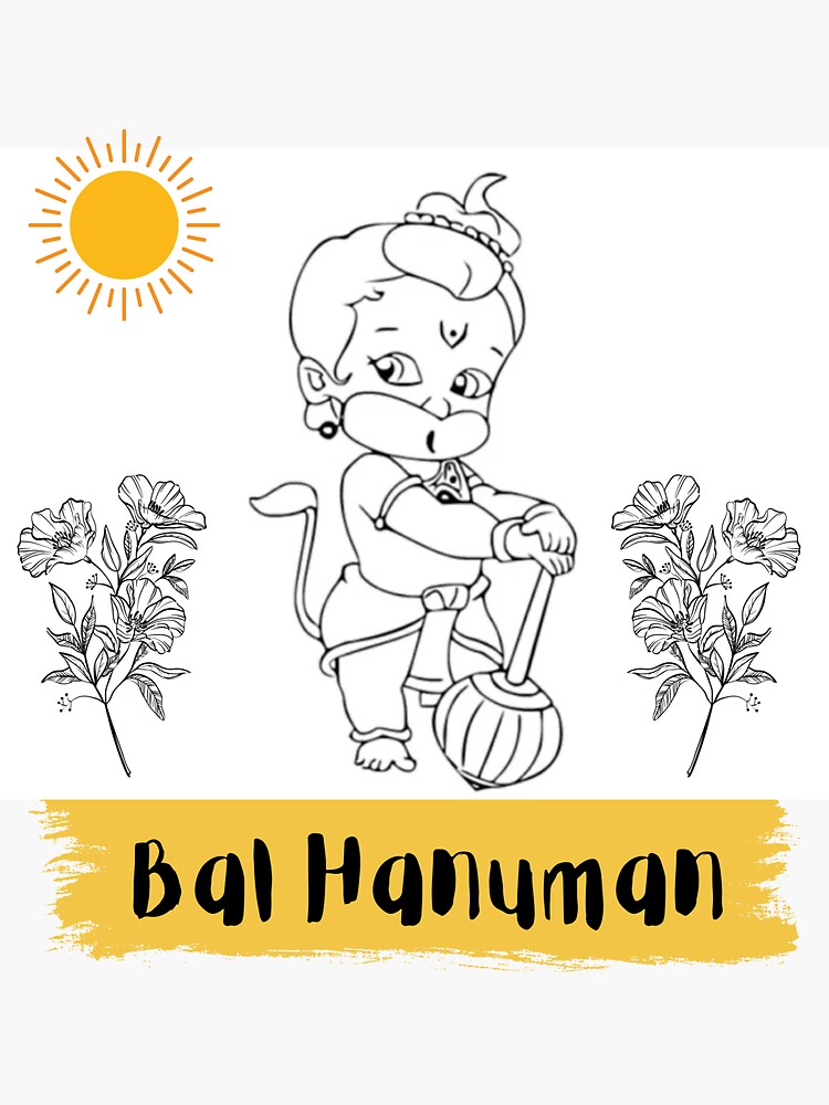 Easy Lord Hanuman Line Art | How to Draw Bajrangbali | Pencil Drawing for  Beginners | Mini canvas art, Easy drawings, Pattern design drawing
