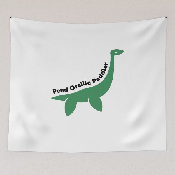 Item preview, Pend Oreille Paddler (labeled) squiggly designed and sold by kind-fish.