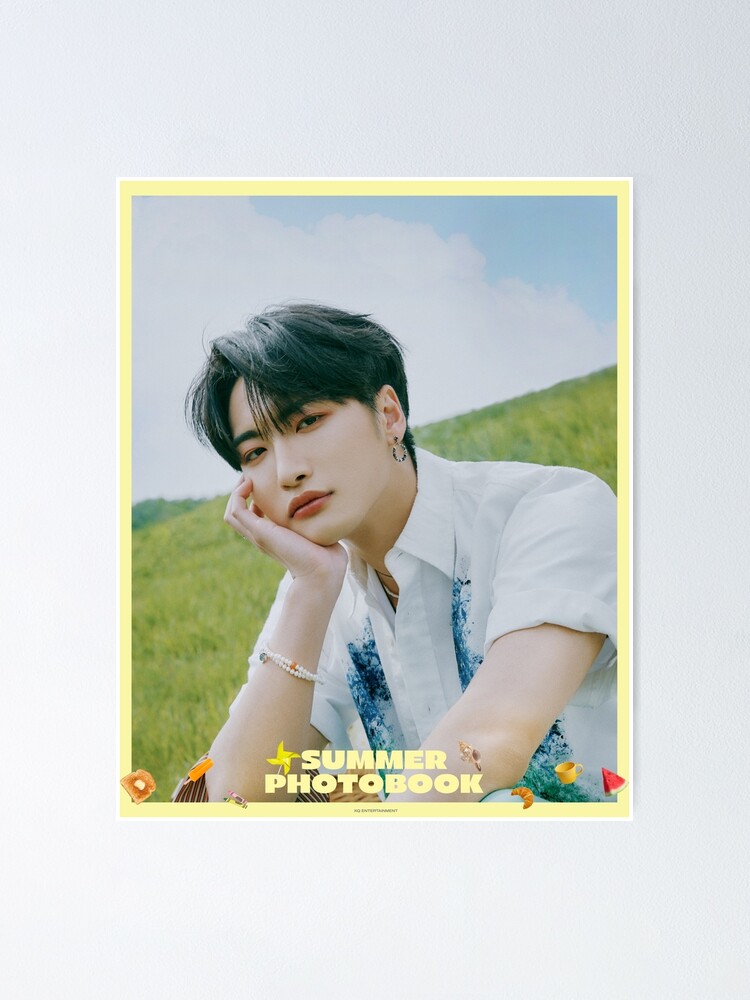 "ATEEZ SEONGHWA SUMMER PHOTOBOOK" Poster for Sale by ArtbyTaetan