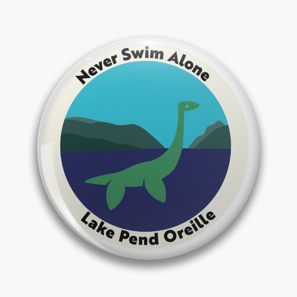 Item preview, Pend Oreille Paddler in Lake (Never Swim Alone) designed and sold by kind-fish.