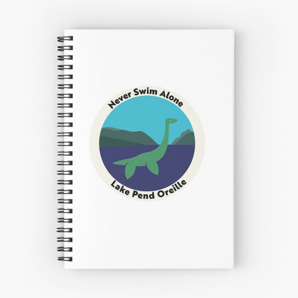 Item preview, Pend Oreille Paddler in Lake (Never Swim Alone) designed and sold by kind-fish.