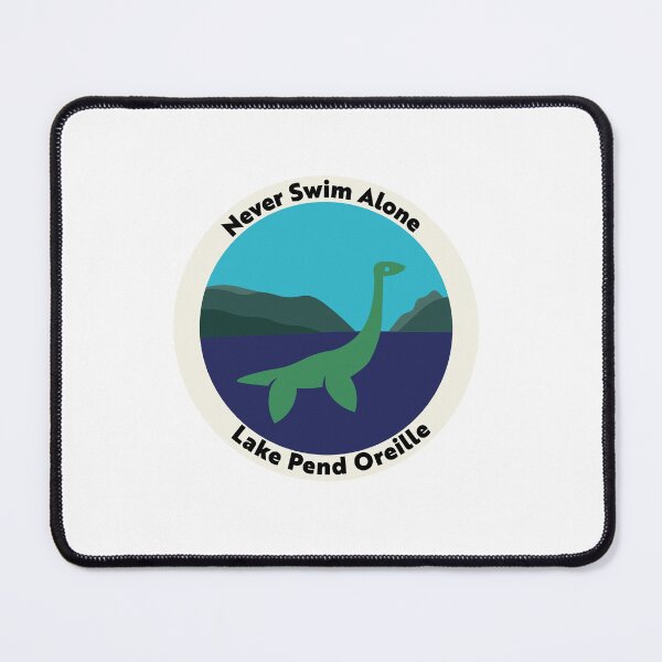 Item preview, Pend Oreille Paddler in Lake (Never Swim Alone) designed and sold by kind-fish.