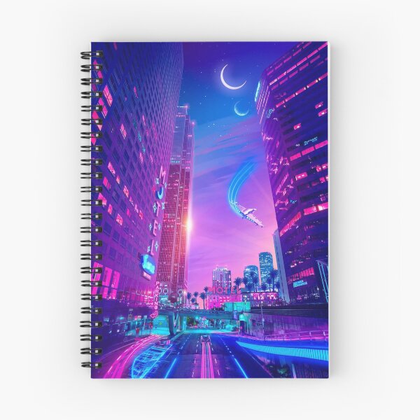 Item preview, Colourful Pastel Cyberpunk City designed and sold by lifestylein.