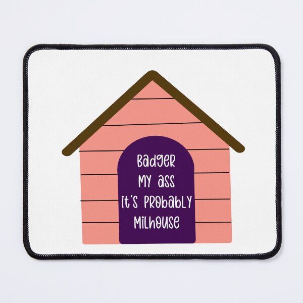 Item preview, Milhouse the Badger designed and sold by GoToHeloise.