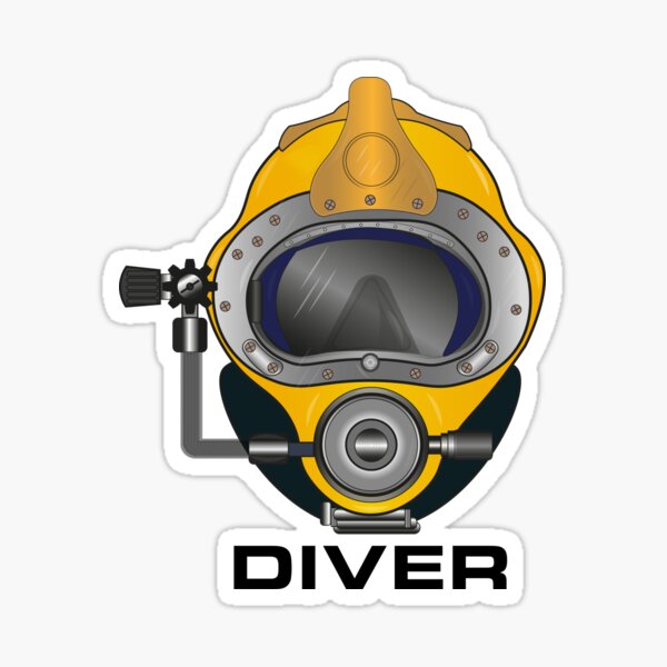 Kirby Morgan Dive Helmet Decal for Car Truck JEEP 