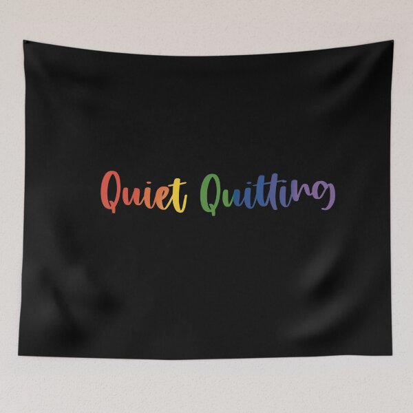 Item preview, Trending Quiet Quitting Colorful Print Design designed and sold by VieGalleryy.