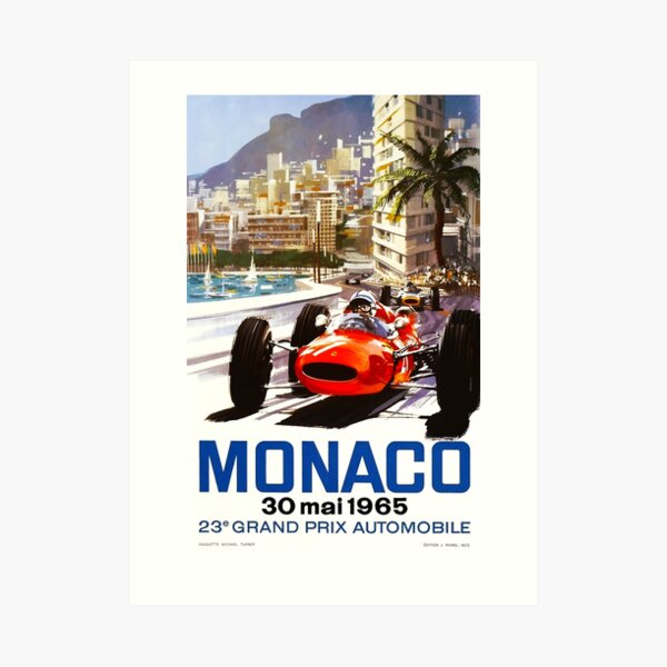 Illustration Monaco Grand Prix 1965