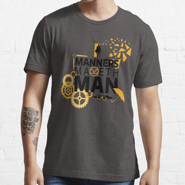 Manners Maketh Man Minimalist Essential T-Shirt