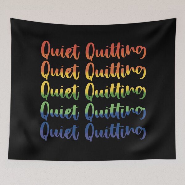 Item preview, Trending 5x Quiet Quitting Colorful Print Design designed and sold by VieGalleryy.