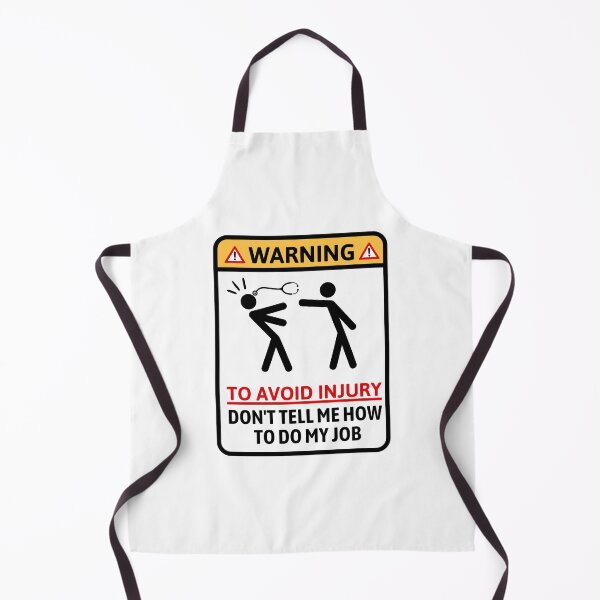 Item preview, Warning To Avoid Injury Don't Tell Me How To Do My Job Graphic Design - Funny Gift for Doctors and Medical Students designed and sold by Medisigne.