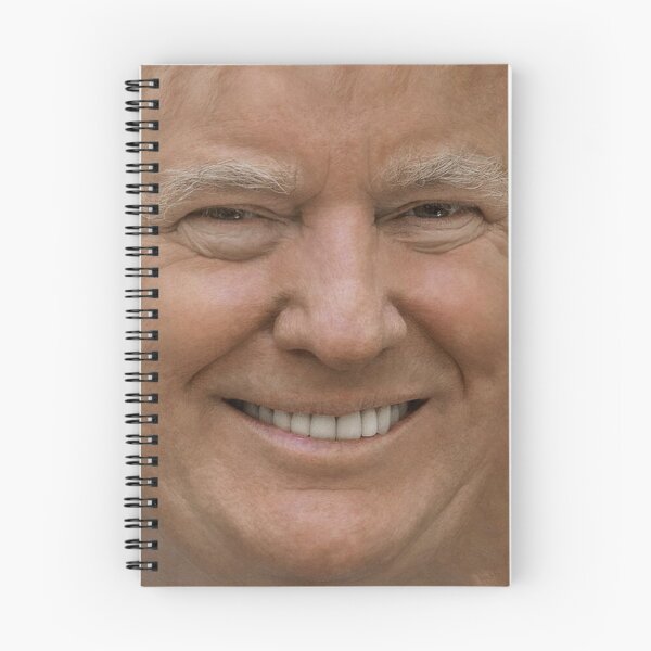 Aperçu de l'œuvre Visage du 45e président Donald Trump créée et vendue par Emote Bot.