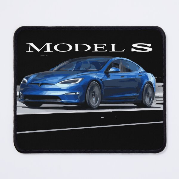 Item preview, blue performance plaid dad electric s model sports car USA automobile designed and sold by cowtownCOWBOY.