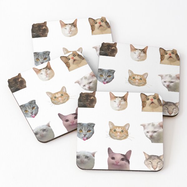 Item preview, Funny Cat Faces - 9 Pack designed and sold by teaisfantastic.