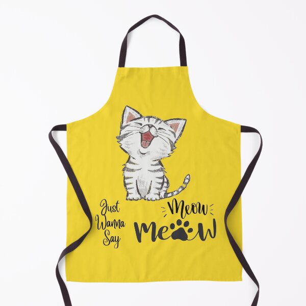 Item preview, Just Wanna Say Meow Meow  designed and sold by Quirky Dez.