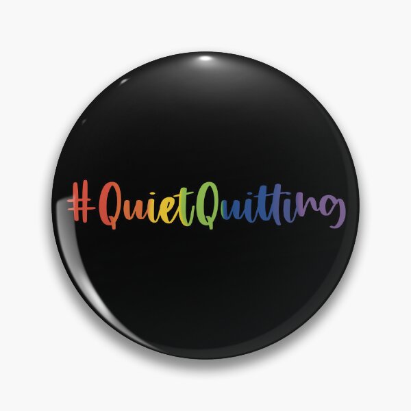Item preview, Trending Hashtag Quiet Quitting Colorful Print Design designed and sold by VieGalleryy.