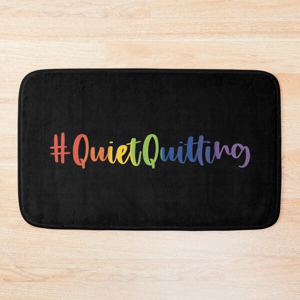 Item preview, Trending Hashtag Quiet Quitting Colorful Print Design designed and sold by VieGalleryy.