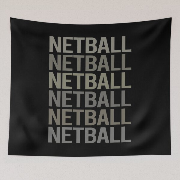 Item preview, Gray Text Art Netball designed and sold by StoreCalamity.