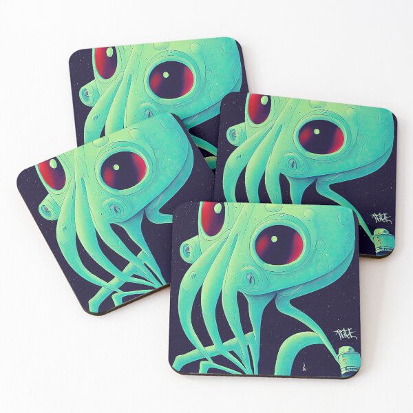 Item preview, Alien in Color graffiti with sandstone finish designed and sold by mrlongfield.